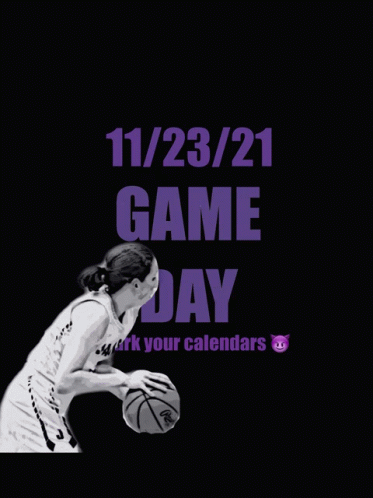 Jackson Basketball Game Day Poster GIF