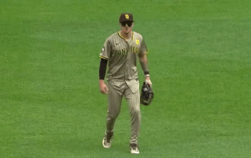 Jackson Merrill Being Playful On Field GIF