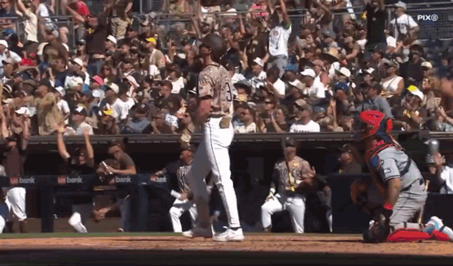Jackson Merrill Crowd Favorite Running Around GIF