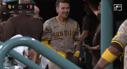 Jackson Merrill High Five Big Smile With Arraez GIF