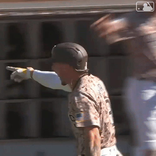 Jackson Merrill Jumping Running Shows Excitement GIF