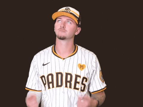 Jackson Merrill Point And Look Up GIF