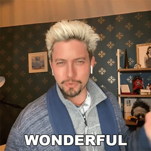Jackson Rathbone Saying Wonderful GIF
