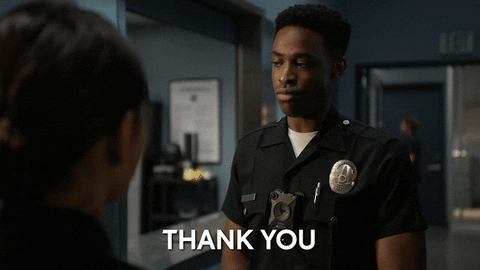 Jackson West Saying Thank You At Office GIF
