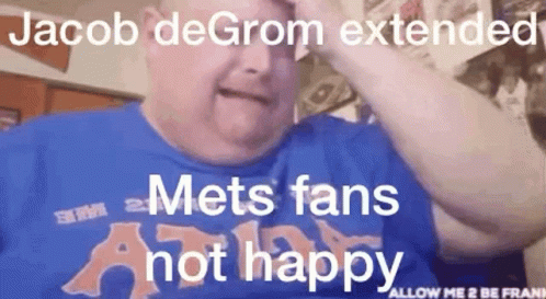Jacob de Grom Extended Mets Fans Not Happy