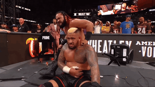 Jacob Fatu And Solo Sikoa Screaming GIF