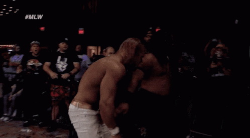 Jacob Fatu Back Flip From Chair GIF