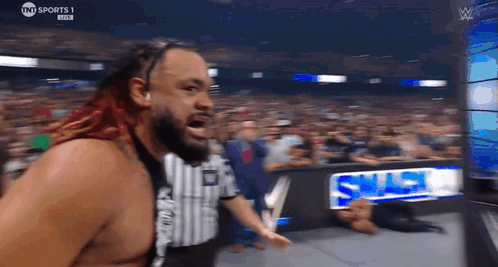 Jacob Fatu Looking Furious GIF