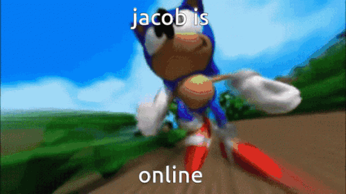 Jacob Is Online Sonic Meme GIF
