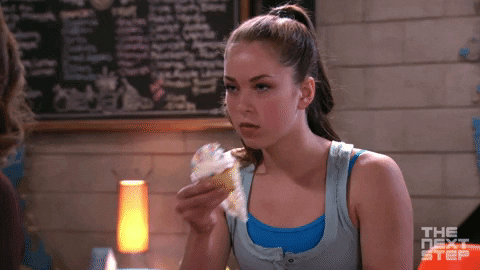 Jacquie Mad Eating Food GIF