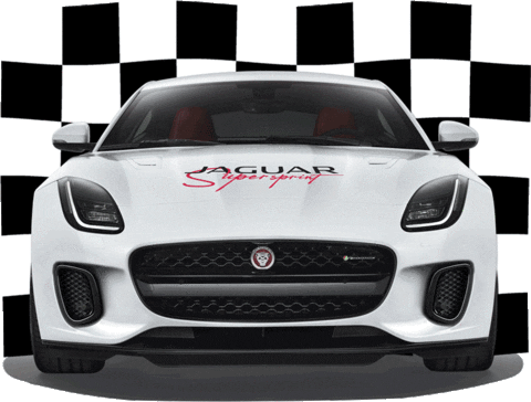 Jaguar Car Blinking Lights GIF