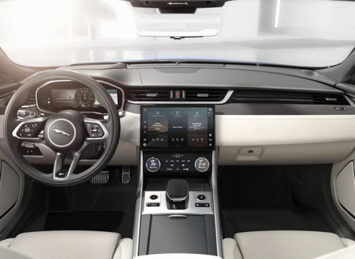 Jaguar Interior Touchscreen Display