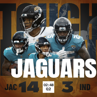 Jaguars Touch Down Game Poster GIF