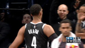 Jahlil Okafor Golden State Warriors Great Job Team GIF