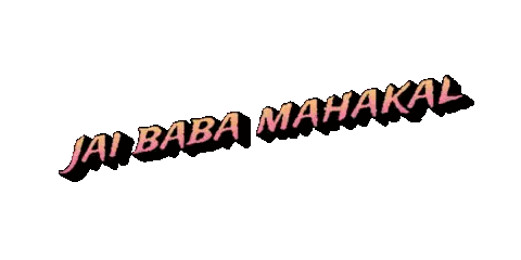 Jai Baba Mahakal Cartoon Text