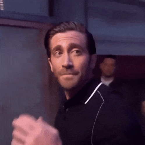 Jake Gyllenhaal Bye Flying Kiss GIF