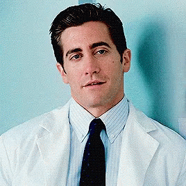 Jake Gyllenhaal Doctor Stare Smile GIF