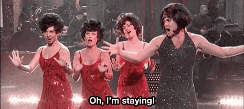 Jake Gyllenhaal Oh Im Staying Gif GIF
