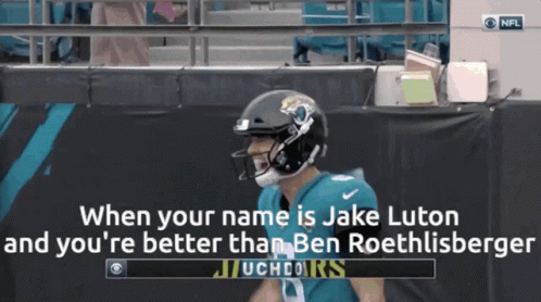 Jake Luton Better Than Ben Roethlisberger GIF
