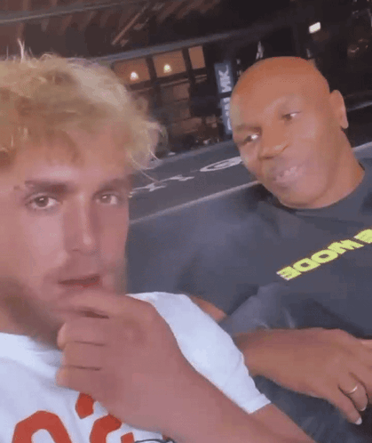 Jake Paul Meets Mike Tyson GIF