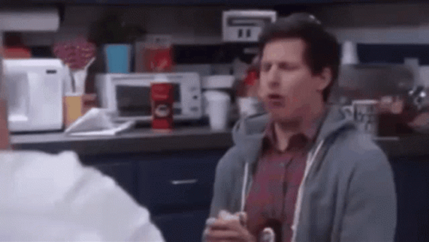 Jake Peralta Disgusting Throw Up GIF