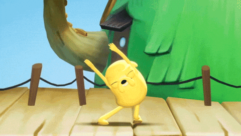 Jake The Dog Dancing Energetically GIF