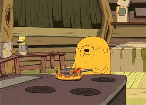 Jake The Dog Let Him Cook Breakfast GIF