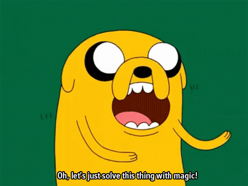 Jake The Dog Solving Things With Magic GIF