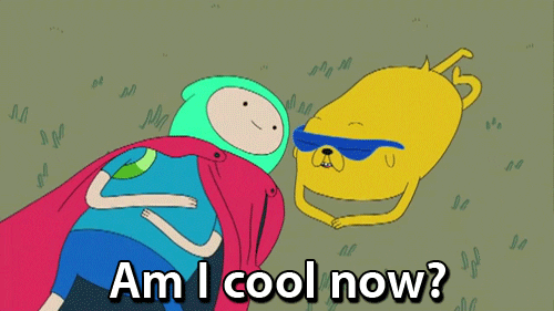 Jake The Dog Wearing Shades GIF