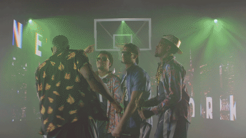 Jalen Brunson Celebration Celebration Of Teamwork GIF