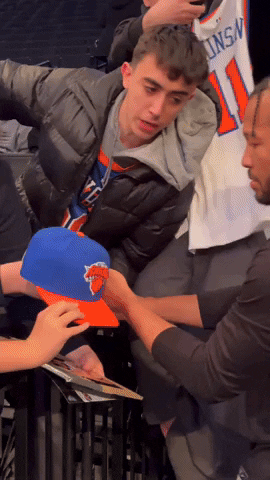 Jalen Brunson Celebration Fan Favorite GIF