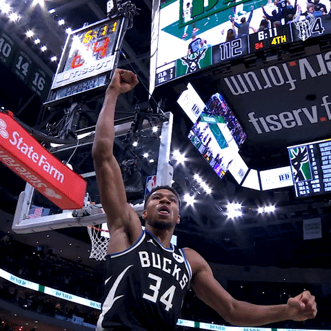 Jalen Brunson Celebration Fist Up GIF