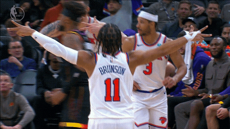 Jalen Brunson Celebration Pure Magic Running GIF