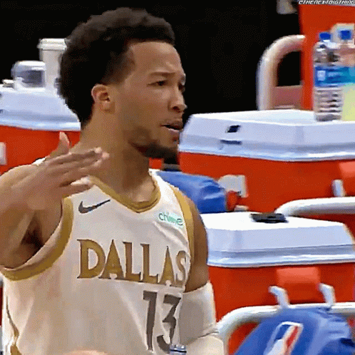 Jalen Brunson Shakes Hand With Luka Dončić GIF