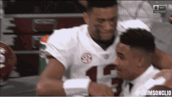Jalen Hurts Loving Hug GIF