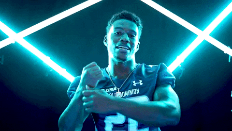 Jalen Mccain Cornerback Old Dominion Rowing GIF
