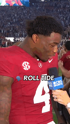 Jalen Milroe Interview Roll Tide GIF