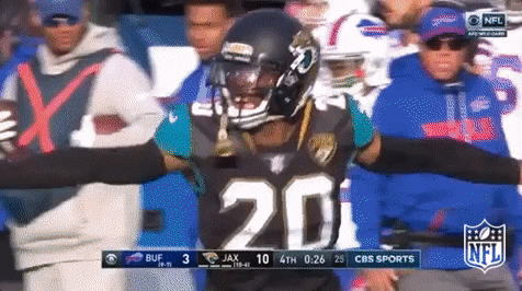 Jalen Ramsey Arms Out GIF