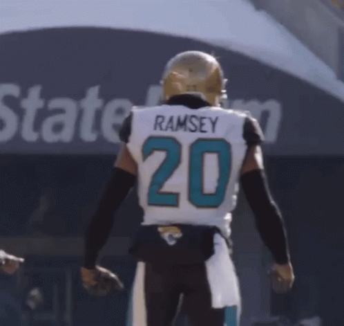 Jalen Ramsey Flexing GIF