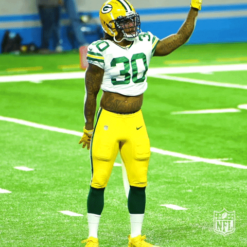 Jamaal Williams Performing Stayin Alive Dance GIF