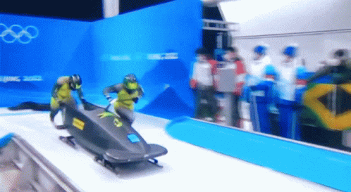 Jamaica Bobsled Winter Olympics GIF