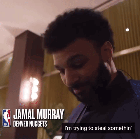Jamal Murray Denver Nuggets Trying to Steal Somethin