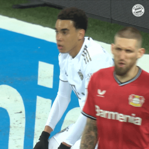 Jamal Musiala Football Court Kneeling GIF