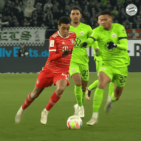 Jamal Musiala Football Shooting GIF