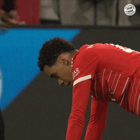 Jamal Musiala Kneeling GIF