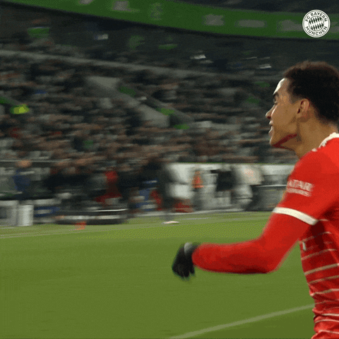 Jamal Musiala Winning Reaction GIF