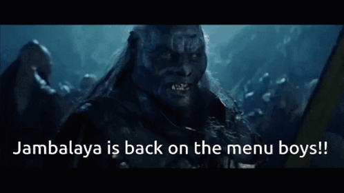 Jambalaya Is Back On The Menu Boys GIF