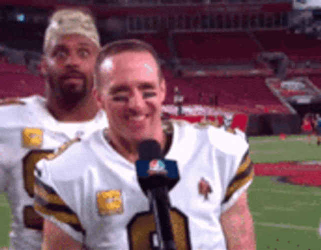 Jameis Winston And Drew Brees Inteview GIF