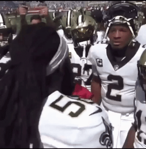 Jameis Winston Telling Kamara GIF