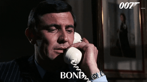 James Bond George Lazenby GIF